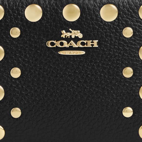 COACH Snap Wallet With Rivets - Picture 3 of 7